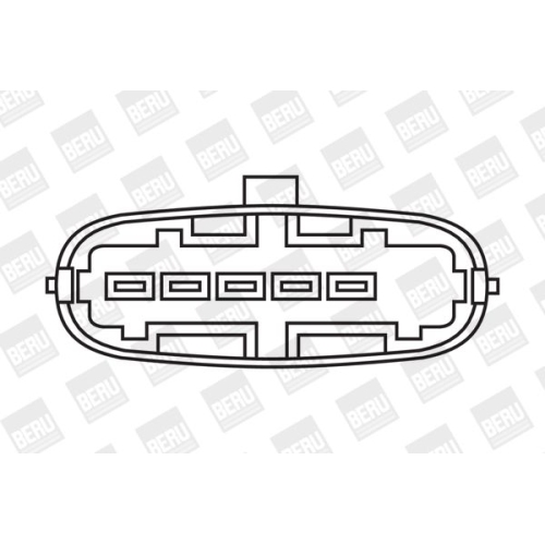 Z&uuml;ndspule BorgWarner (BERU) ZS342 f&uuml;r OPEL GENERAL MOTORS