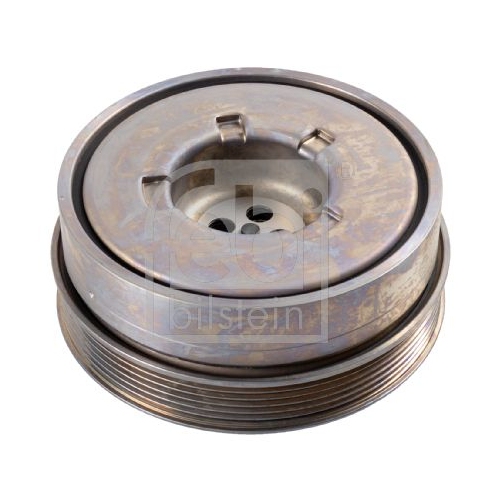 Febi Bilstein 173069 Riemenscheibe (entkoppelt) f&uuml;r Kurbelwelle, mit Schrauben, 1 St&uuml;ck