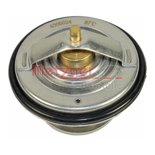 Thermostat, K&uuml;hlmittel METZGER 4006024 f&uuml;r MERCEDES-BENZ, hinten links