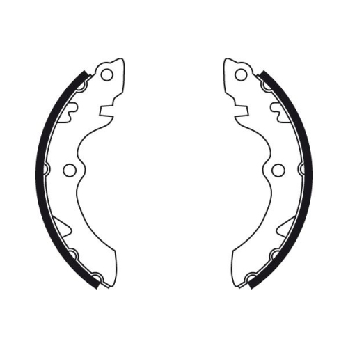 Bremsbackensatz, Feststellbremse TRW GS8735 f&uuml;r SUZUKI, Hinterachse