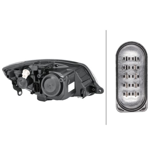 Hauptscheinwerfer HELLA 1ED 247 025-211 f&uuml;r SKODA, links