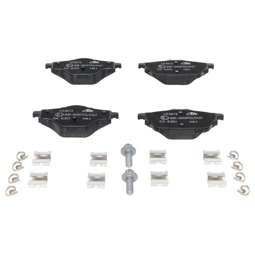 Bremsbelagsatz, Scheibenbremse ATE 13.0470-3872.2 ATE Ceramic f&uuml;r CITRO&Euml;N OPEL