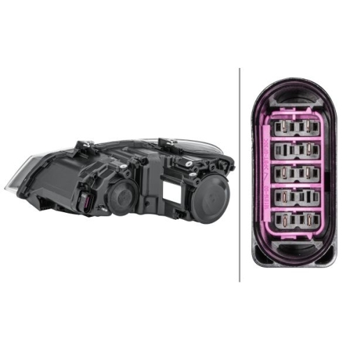 Hauptscheinwerfer HELLA 1EE 247 051-021 f&uuml;r VW, rechts