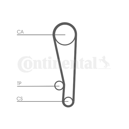 Zahnriemensatz CONTINENTAL CTAM CT1013K1