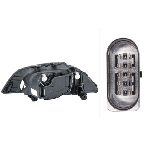 Hauptscheinwerfer HELLA 1EF 354 540-021 f&uuml;r SEAT, rechts