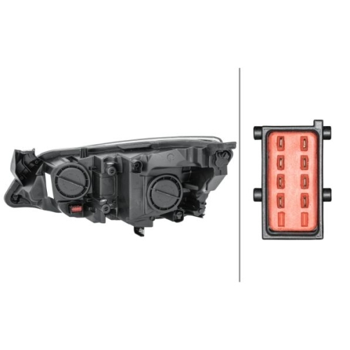 Hauptscheinwerfer HELLA 1EG 010 011-361 f&uuml;r OPEL GENERAL MOTORS, rechts