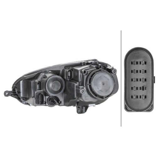 Hauptscheinwerfer HELLA 1EG 247 007-571 f&uuml;r VW, links