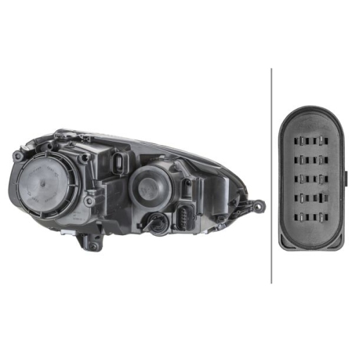 Hauptscheinwerfer HELLA 1EG 247 007-581 f&uuml;r VW, rechts