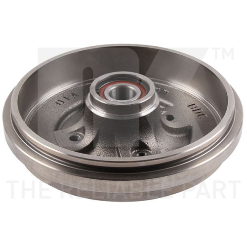 Bremstrommel NK 253625 f&uuml;r OPEL VAUXHALL, Hinterachse