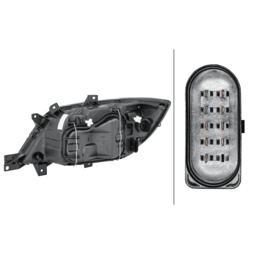 Hauptscheinwerfer HELLA 1EH 246 047-021 f&uuml;r MERCEDES-BENZ, rechts
