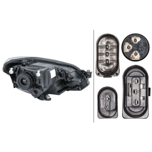 Hauptscheinwerfer HELLA 1EJ 010 670-051 f&uuml;r VW, links