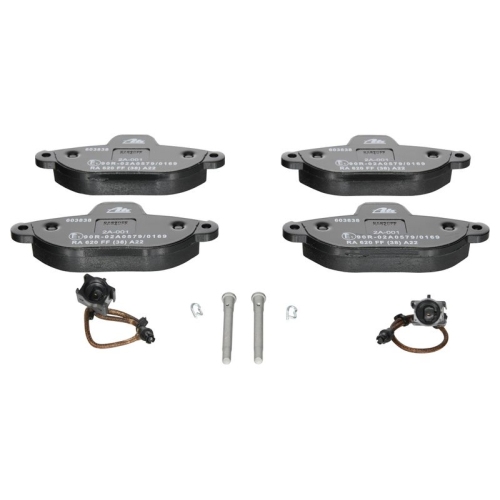 Bremsbelagsatz, Scheibenbremse ATE 13.0460-3838.2 f&uuml;r FIAT FORD, Vorderachse