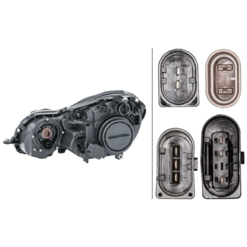 Hauptscheinwerfer HELLA 1EL 008 369-081 f&uuml;r MERCEDES-BENZ MERCEDES-BENZ (BBDC)