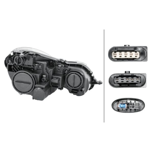 Hauptscheinwerfer HELLA 1EL 009 260-551 f&uuml;r MERCEDES-BENZ STEYR, links