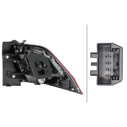 Heckleuchte HELLA 2SD 012 519-031 f&uuml;r VW, links