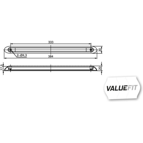 Bremsleuchte HELLA 2DA 357 015-001 HELLA VALUEFIT f&uuml;r