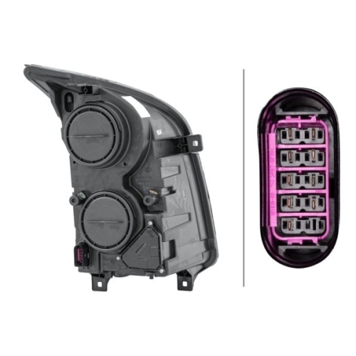 Hauptscheinwerfer HELLA 1ER 247 017-051 f&uuml;r VW, links