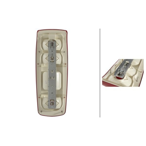 Heckleuchte HELLA 2VA 007 502-111 f&uuml;r FENDT HOBBYCAR HYMER KNAUS, links
