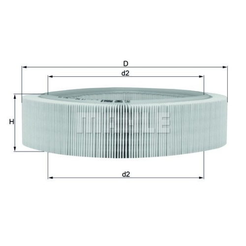 Luftfilter KNECHT LX 346 f&uuml;r MERCEDES-BENZ