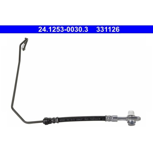Bremsschlauch ATE 24.1253-0030.3 f&uuml;r SKODA VAG, Hinterachse links
