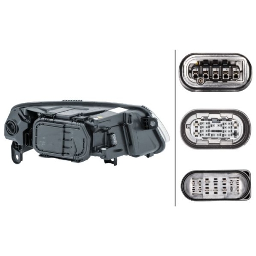 Hauptscheinwerfer HELLA 1ZS 009 701-111 f&uuml;r AUDI VW AUDI (FAW), links