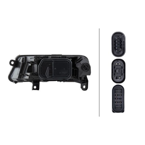 Hauptscheinwerfer HELLA 1ZS 009 701-121 f&uuml;r AUDI VW AUDI (FAW), rechts