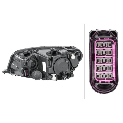 Hauptscheinwerfer HELLA 1ED 012 286-021 f&uuml;r VW, rechts
