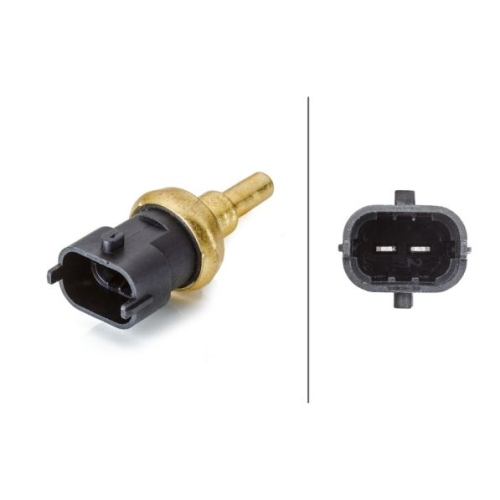 Sensor, K&uuml;hlmitteltemperatur HELLA 6PT 009 107-811 f&uuml;r ALFA ROMEO CHRYSLER FIAT