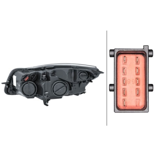 Hauptscheinwerfer HELLA 1EJ 009 630-321 f&uuml;r OPEL, rechts