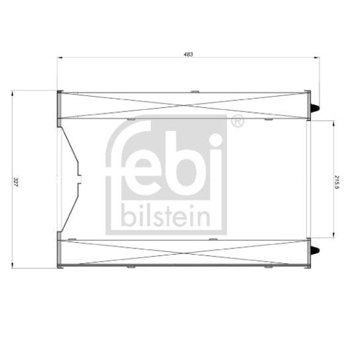 Febi Bilstein 173197 Luftfilter, 1 St&uuml;ck