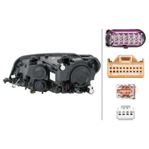 Hauptscheinwerfer HELLA 1EL 012 286-221 f&uuml;r VW, rechts