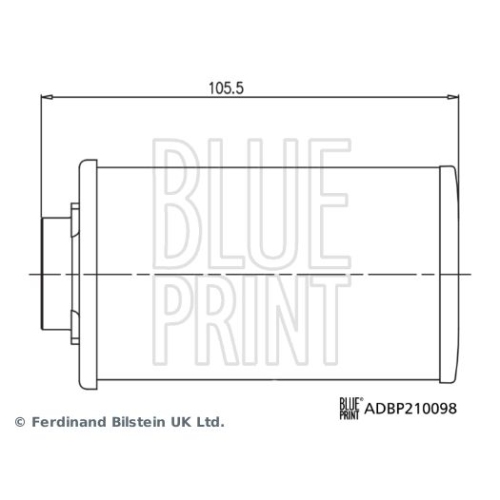 Blue Print 1x ADBP210098BP Getriebe&Atilde;&para;lfilter, Direktschaltgetriebe
