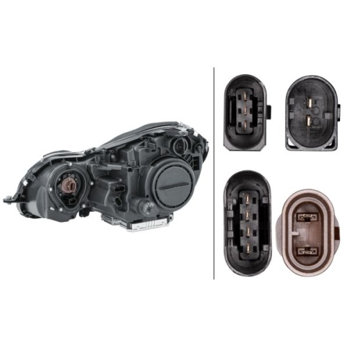 Hauptscheinwerfer HELLA 1ES 008 369-481 f&uuml;r MERCEDES-BENZ MERCEDES-BENZ (BBDC)