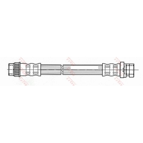 Bremsschlauch TRW PHA442 f&uuml;r RENAULT, Hinterachse, Hinterachse beidseitig, innen
