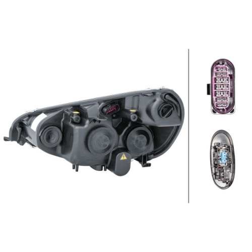 Hauptscheinwerfer HELLA 1ZS 009 250-801 f&uuml;r FORD, rechts
