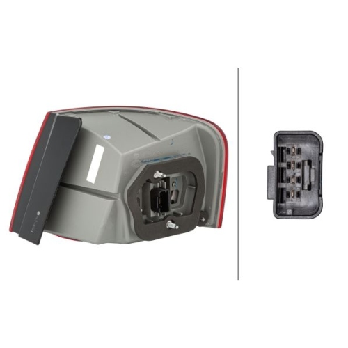 Heckleuchte HELLA 2SD 983 150-031 f&uuml;r VW, links