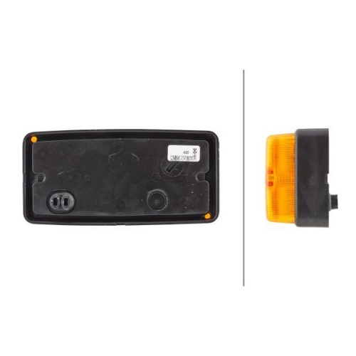 Seitenmarkierungsleuchte HELLA 2PS 004 361-001 f&uuml;r DAF IVECO K&Auml;SSBOHRER MAN SAAB