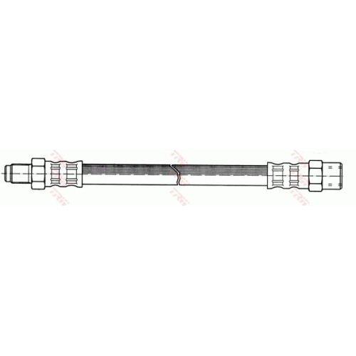 Bremsschlauch TRW PHB137 f&uuml;r ALFA ROMEO, Hinterachse, au&szlig;en, links, mitte