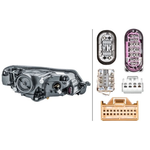 Hauptscheinwerfer HELLA 1ZS 011 939-451 f&uuml;r SKODA, links