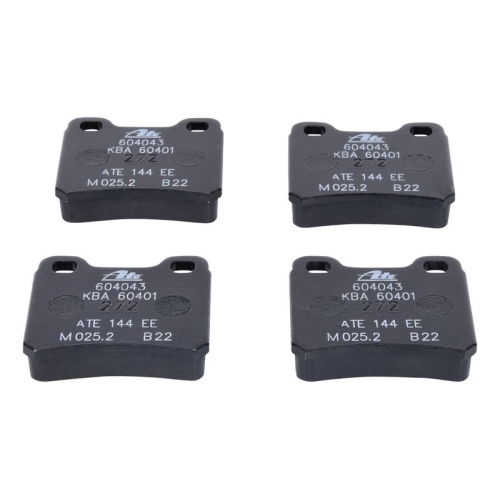 Bremsbelagsatz, Scheibenbremse ATE 13.0460-4043.2 f&uuml;r OPEL SAAB, Hinterachse