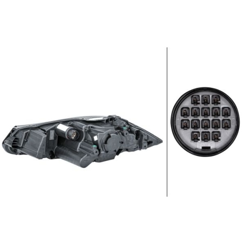 Hauptscheinwerfer HELLA 1ZS 354 815-021 f&uuml;r JAGUAR, rechts