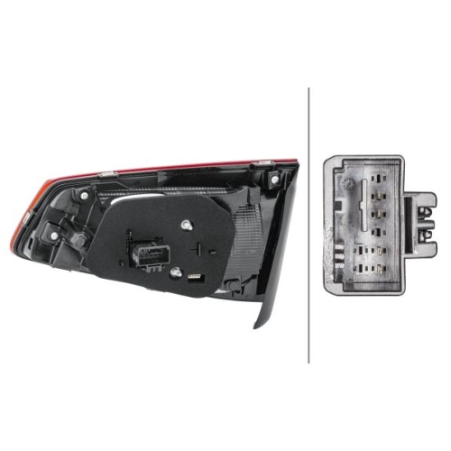 Heckleuchte HELLA 2TZ 011 890-071 f&uuml;r AUDI VW, links