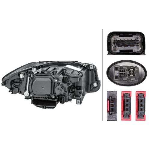 Hauptscheinwerfer HELLA 1ZT 011 087-911 f&uuml;r BMW BMW (BRILLIANCE), links