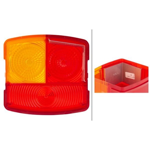 Lichtscheibe, Heckleuchte HELLA 9EL 137 308-001 f&uuml;r DAF VOLVO CASE IH O & K SAME