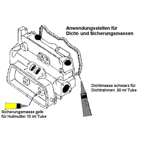 Dichtungssatz, Zylinderkopf ELRING 692.664 f&uuml;r AUDI SEAT SKODA VW