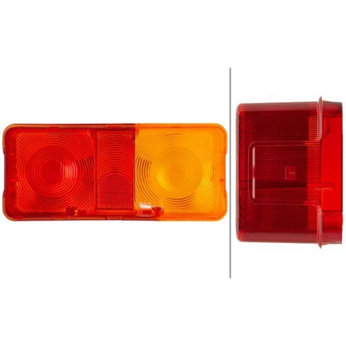Lichtscheibe, Heckleuchte HELLA 9EL 112 743-001 f&uuml;r AUW&Auml;RTER FIAT FORD VOLVO VW