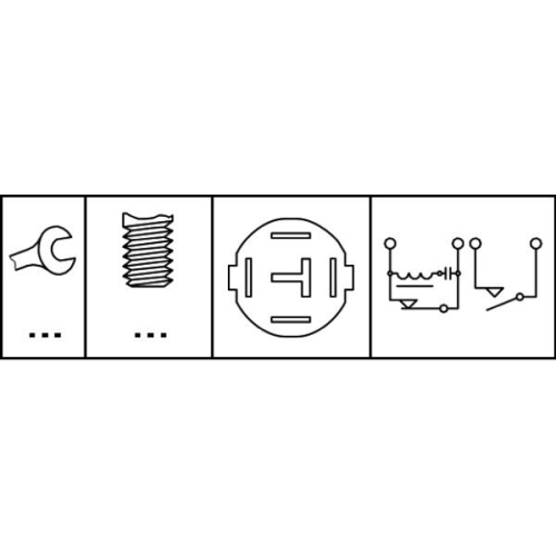 Bremslichtschalter HELLA 6DD 008 622-401 f&uuml;r OPEL VAUXHALL GENERAL MOTORS HOLDEN