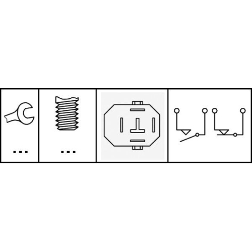 Bremslichtschalter HELLA 6DD 008 622-761 f&uuml;r OPEL SUZUKI VAUXHALL GENERAL MOTORS