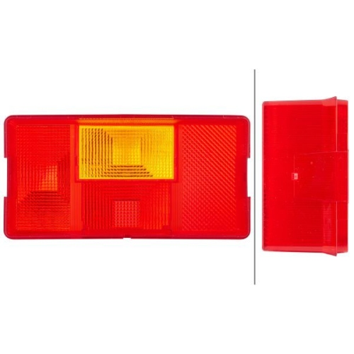 Lichtscheibe, Heckleuchte HELLA 9EL 137 792-011 f&uuml;r DAF SCANIA, rechts
