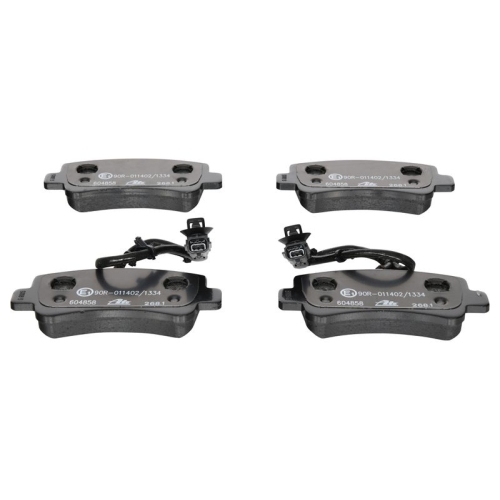 Bremsbelagsatz, Scheibenbremse ATE 13.0460-4858.2 f&uuml;r NISSAN OPEL RENAULT